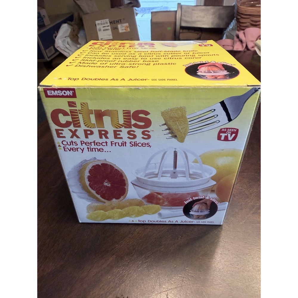 Emson Citrus Express Fruit Slicer And Juicer